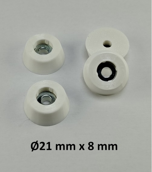 21 x 8 mm - TPU Gumene Nogice za nameštaj i elektroniku