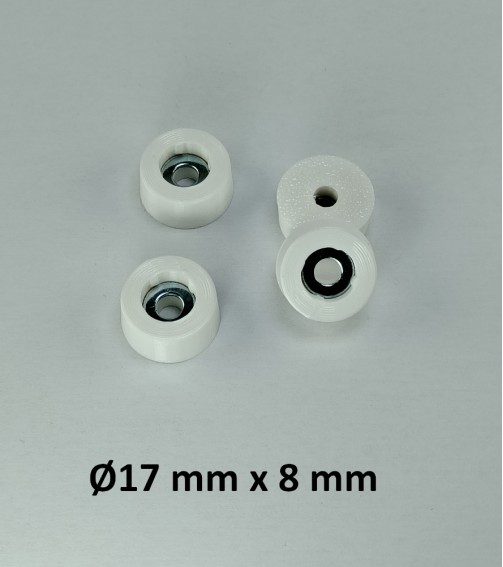 17 x 8 mm - TPU Gumene Nogice za nameštaj i elektroniku