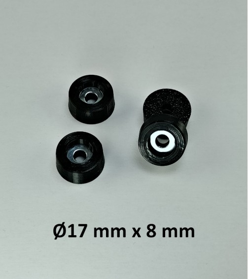 17 x 8 mm - TPU Gumene Nogice za nameštaj i elektroniku